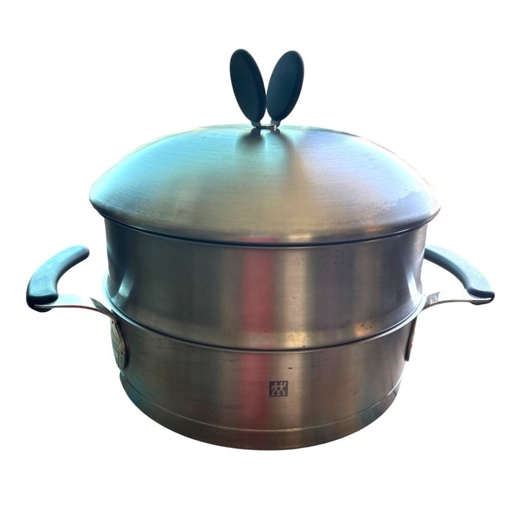 Zwilling J‎ A Henckels 10" Stainless Steel TWIN I.V.I 18-10 Pot Pan w Steamer